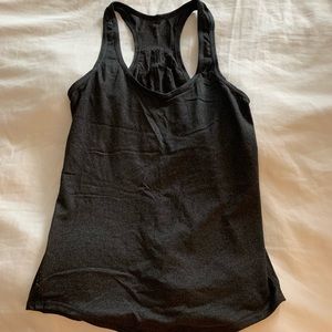 Lululemon grey tie back tank size 4- like new